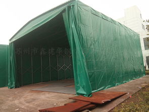 杭州余杭區戶外移動雨篷 大型伸縮倉儲棚，持久耐用之選